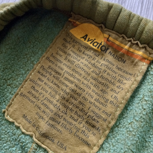 Aviator Nation 5 Stripe Sweatpants Jungle Green L - Picture 6 of 14